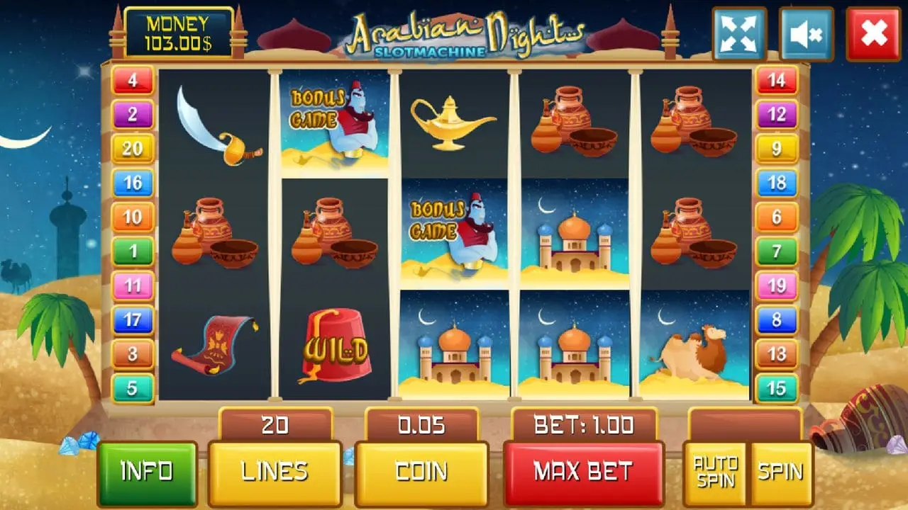 Arabian Nights Slot Machine