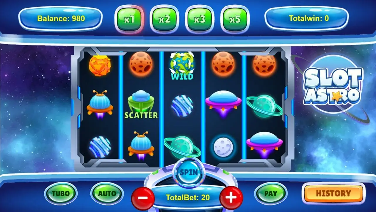 Astro Space Slot Machine