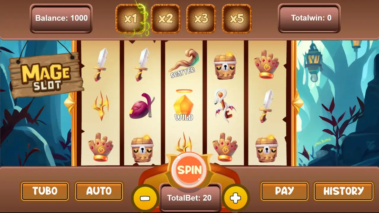 Mage Treasures Slot Machine