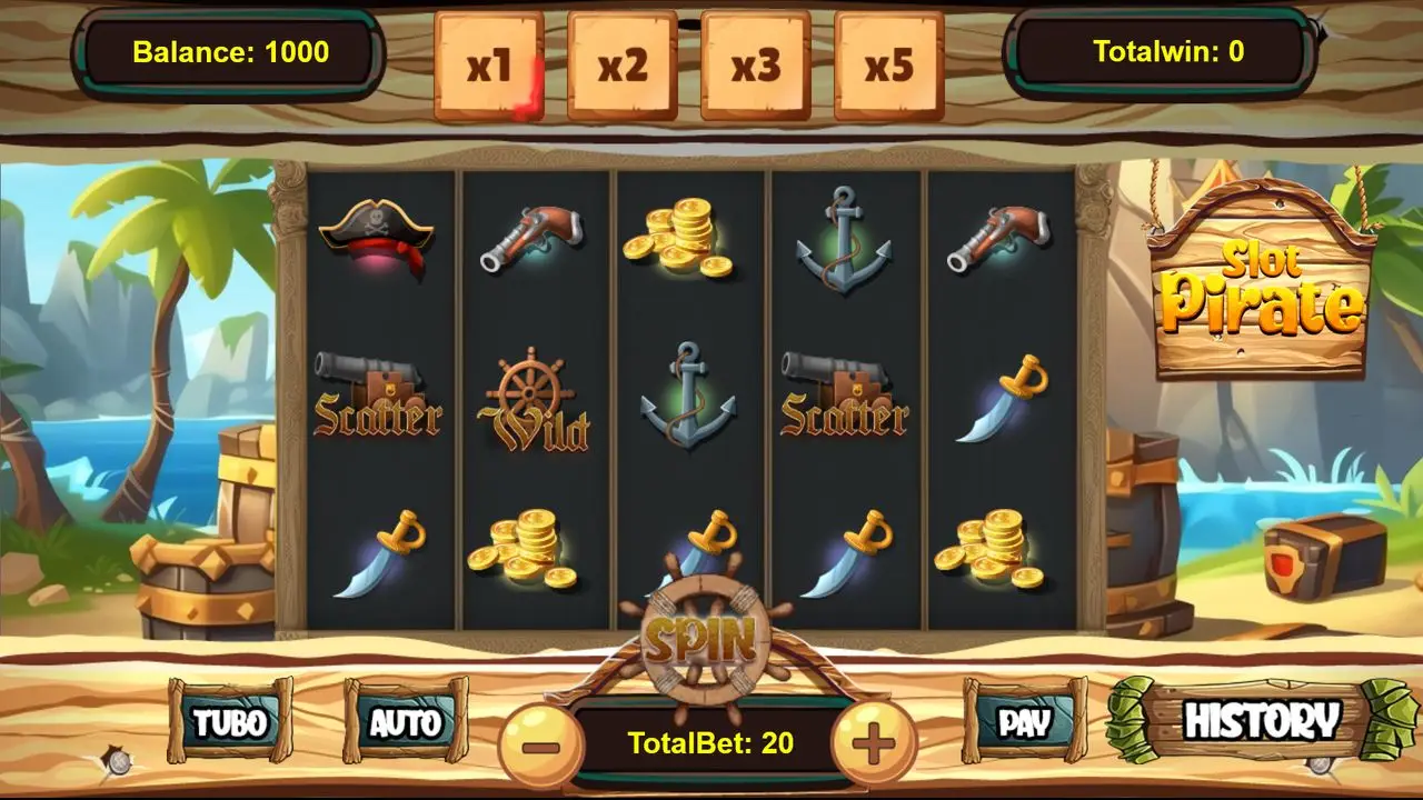 Piratas do Mar Slot