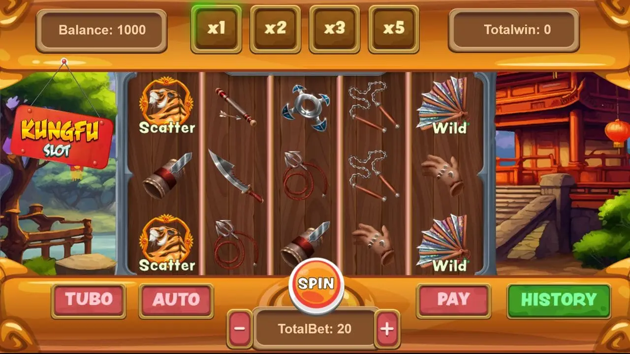 Tiger Kung Fu Slot Machine