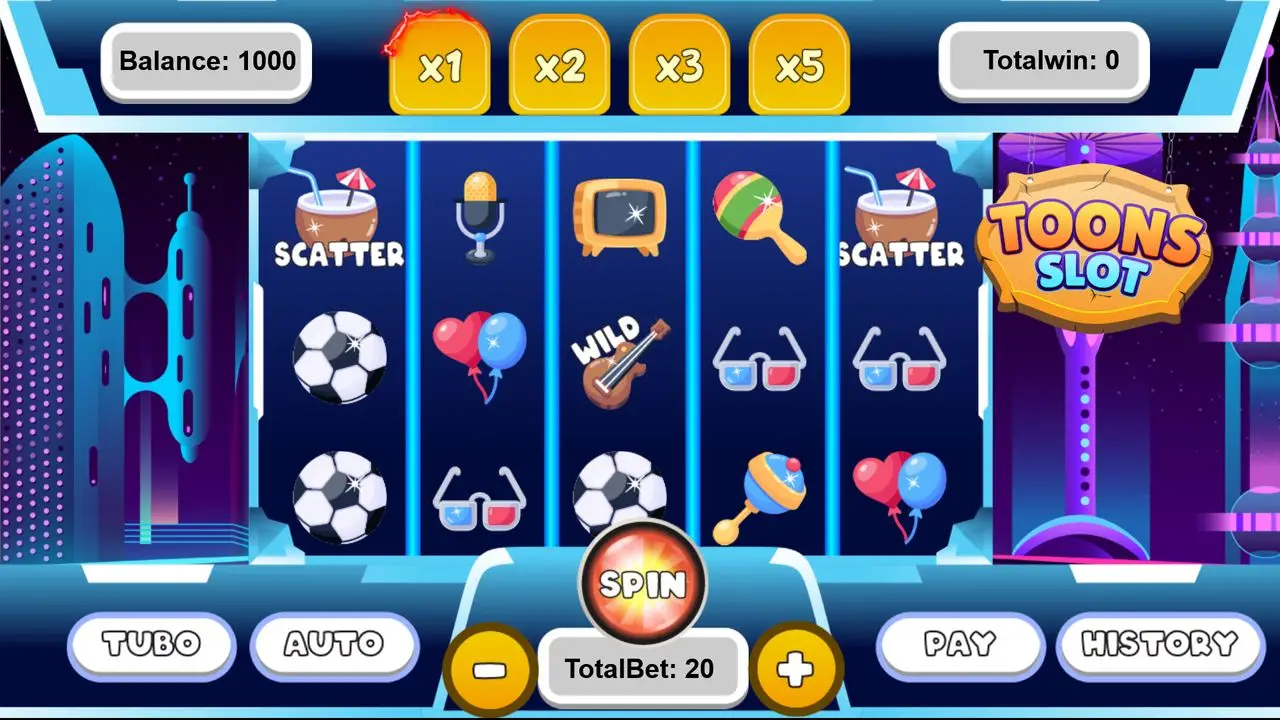 Salpicadura de Dibujos Animados Slot